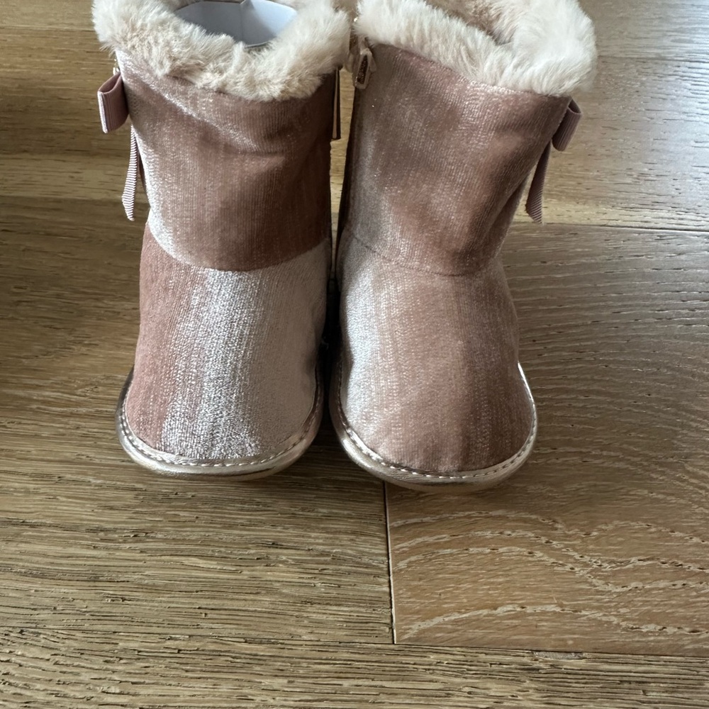 Michael Kors Kids' Shimmering Pink Boots